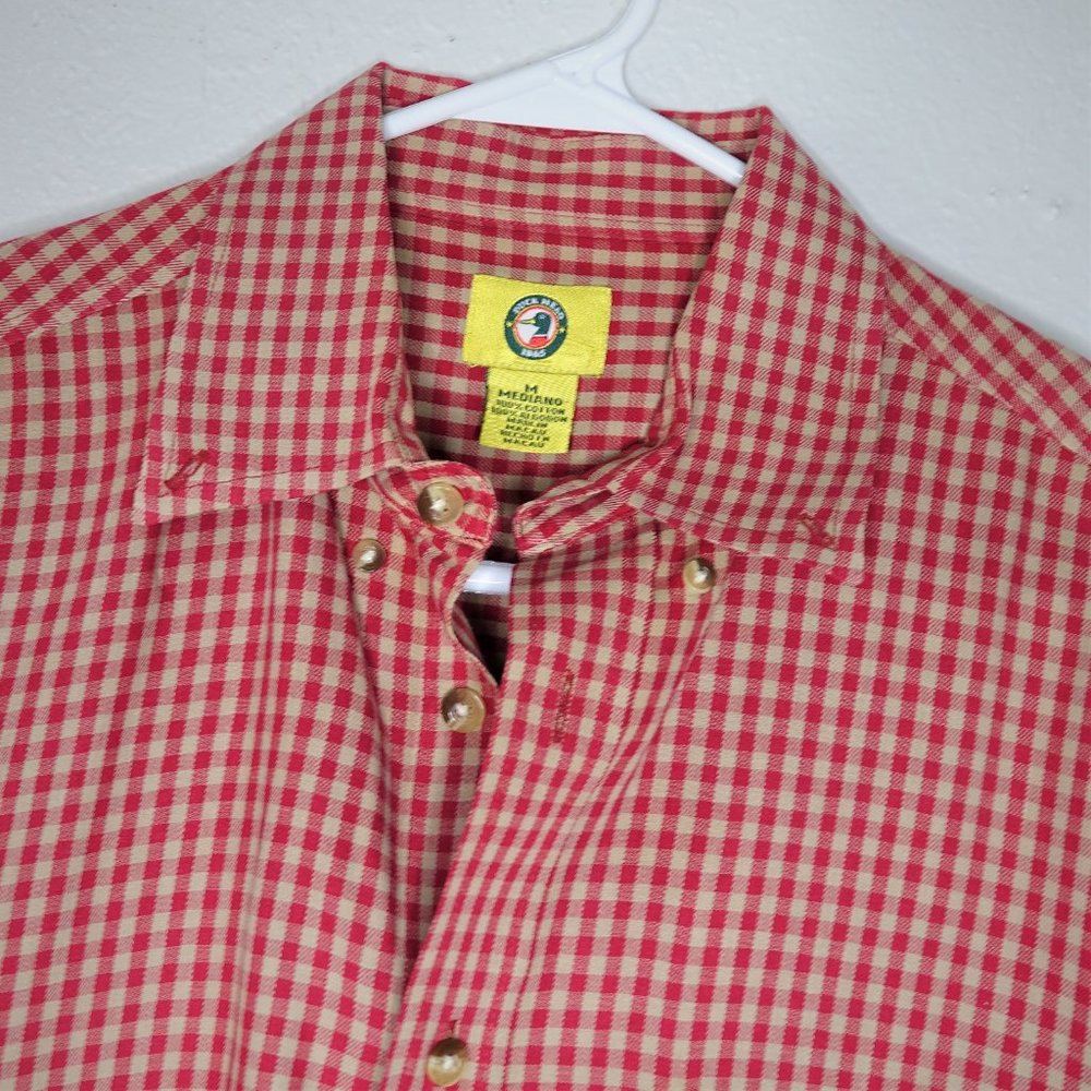 Duck Head Button Down Long Sleeve Shirt Mens Med - Picture 2 of 4